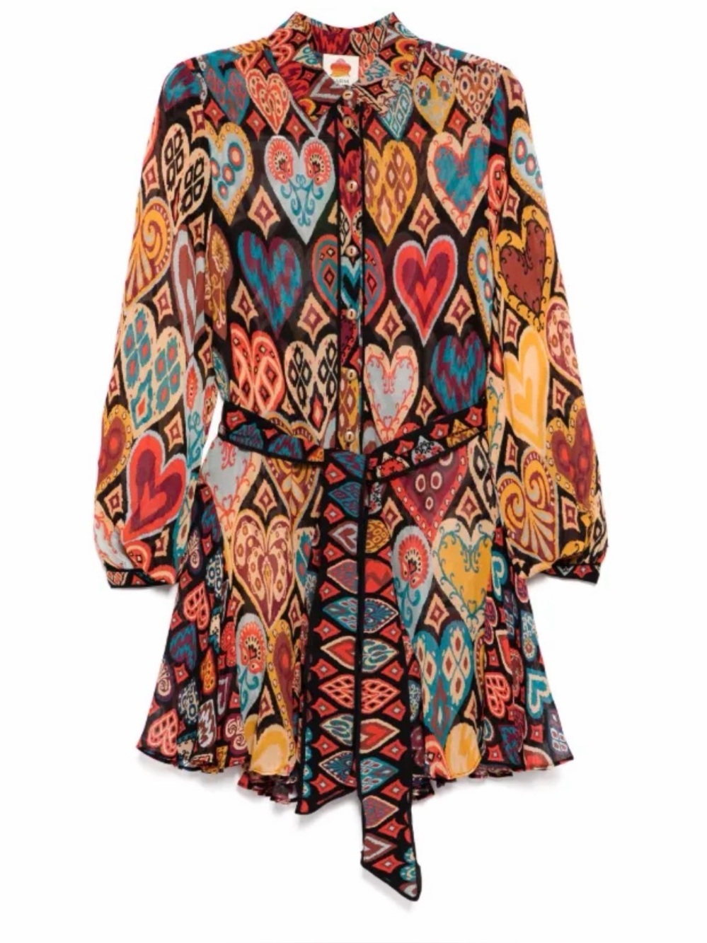 FARM Rio belted mini dress‎ Size XS